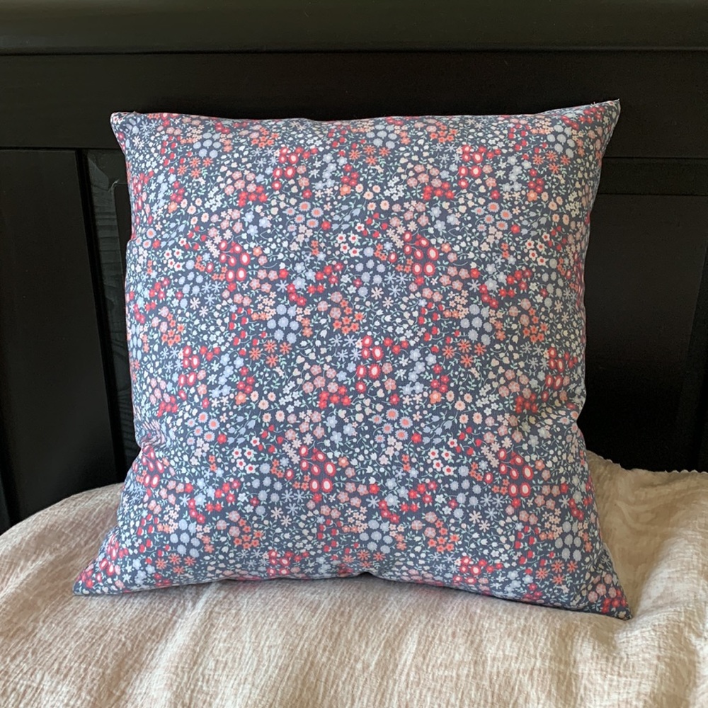 cupcakes and cashmere Sketch Floral Pillow